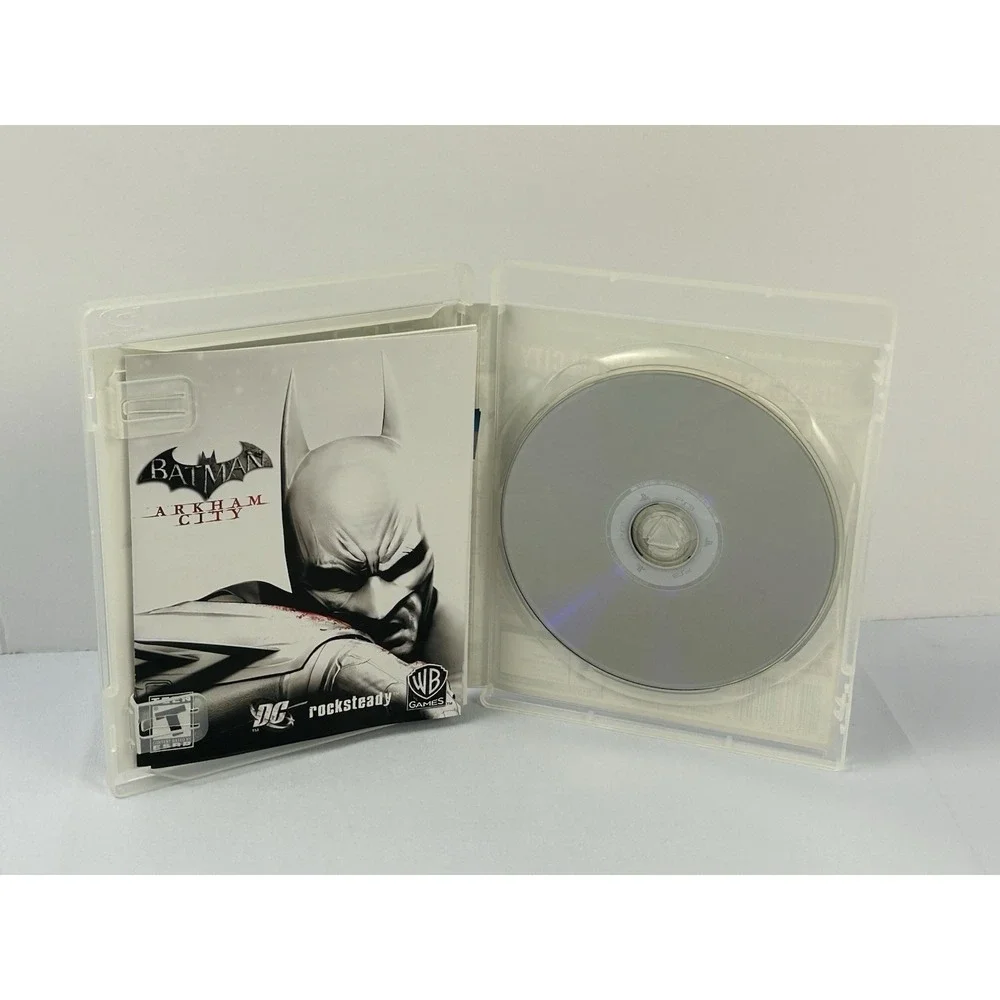 Batman Arkham City PS3 Game Complete CIB Untested Excellent Disc Condition